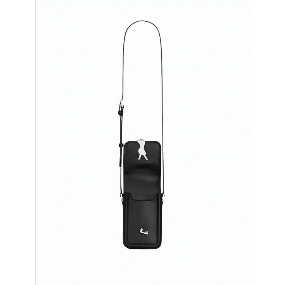 SAINT LAURENT Compact Crossbody Bag in Smooth Calf Leather - Picture 4 of 4